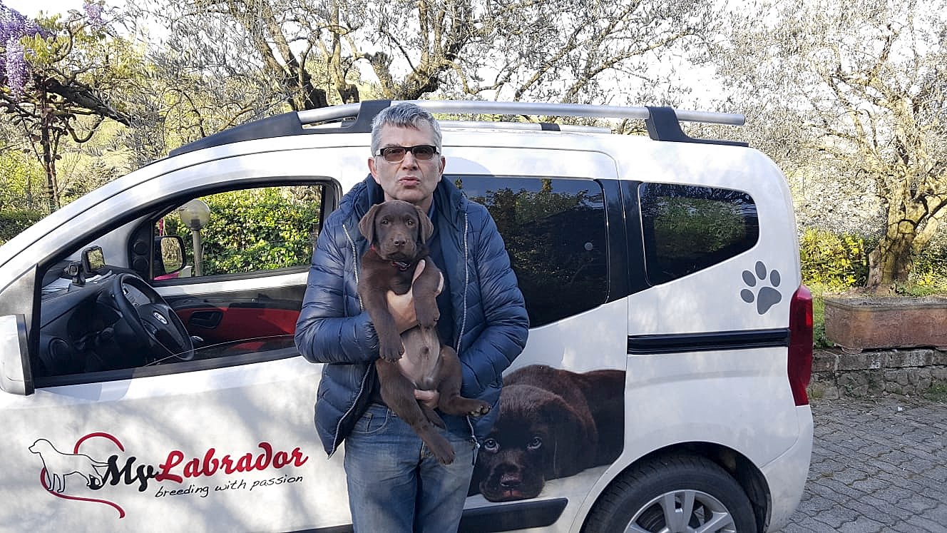 Consegna cucciolo a domicilio